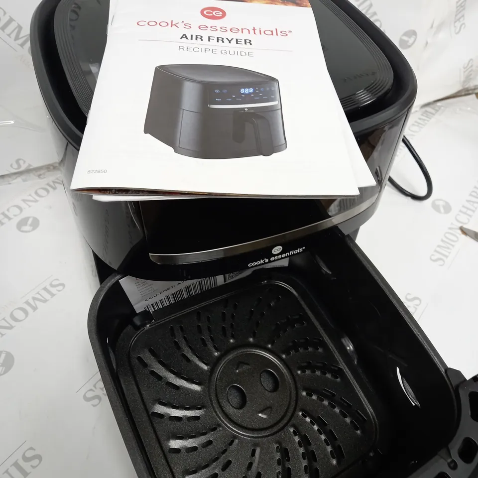 COOK'S ESSENTIALS 4L AIR FRYER BLACK