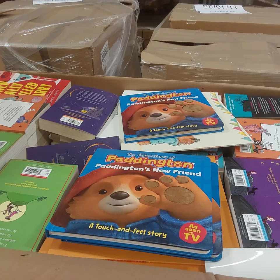 PALLET CONTAINING A LARGE QUANTITY OF ASSORTED CHILDREN'S BOOKS AND RELATED ITEMS