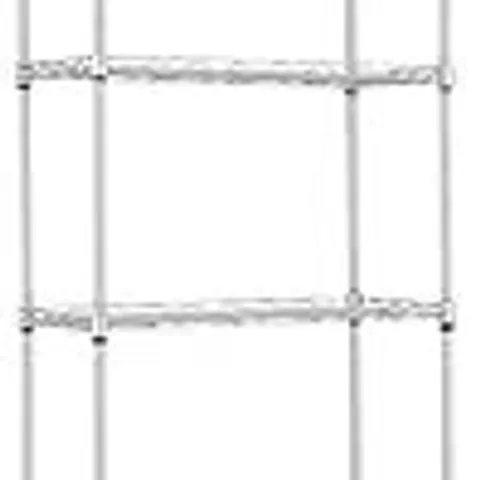 BOXED HIMIMI 6-TIER WIRE SHELVING UNIT WITH WHEELS,HEIGHT ADJUSTABLE, HEAVY DUTY STANDING STORAGE SHELF WITH HOOK FOR BATHROOM KITCHEN GARAGE BEDROOM SILVER (1 BOX)