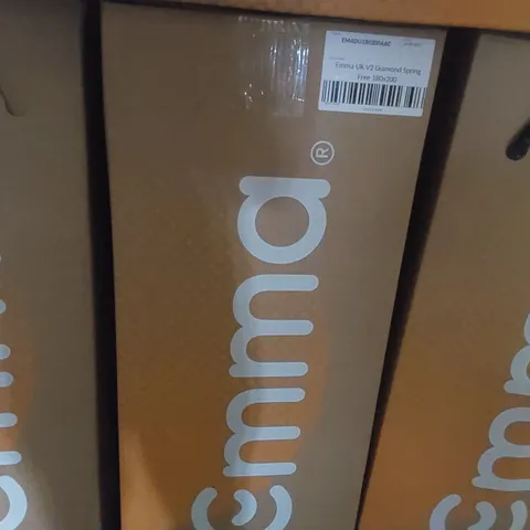BRAND NEW BOXED EMMA UK V2 DIAMOND SPRING FREE 180 x 200CM SUPER KING MATTRESS 