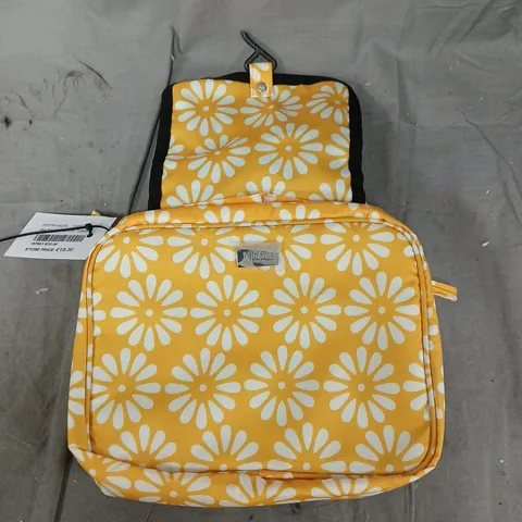 Mia Tui Lou Fold-Out Toiletry Bag – Yellow Floral