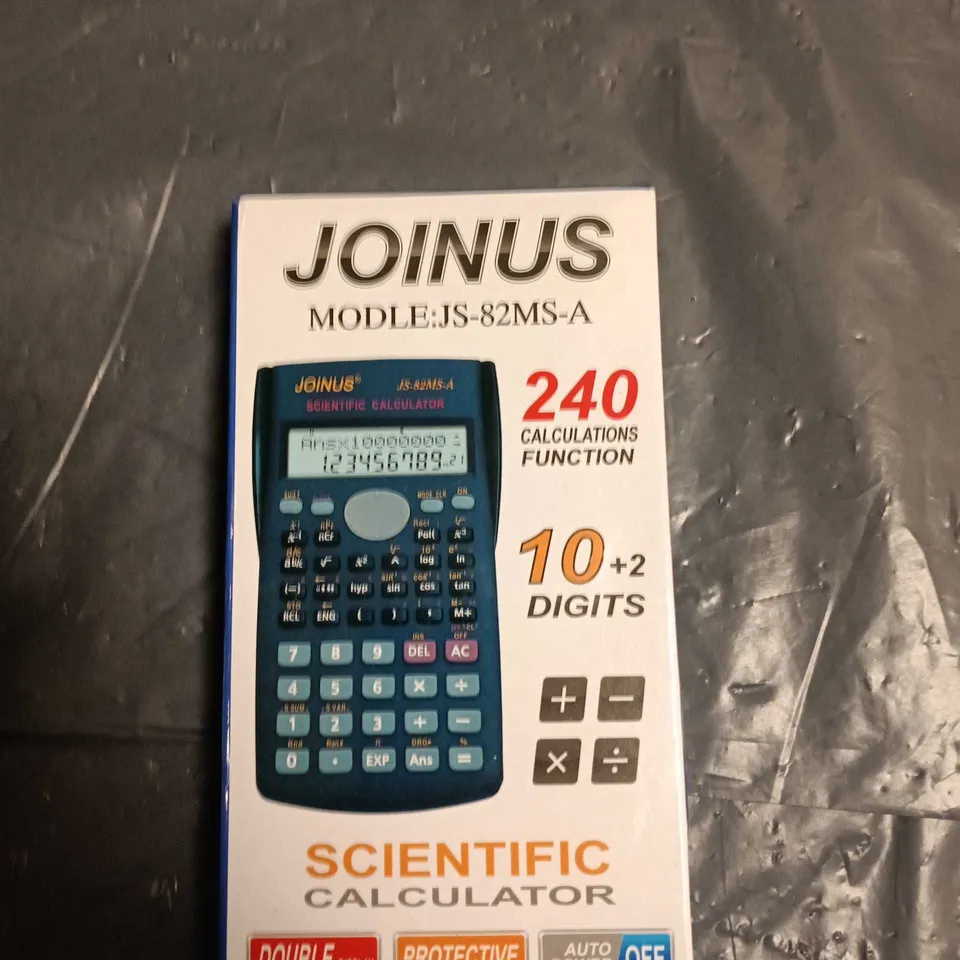 BOX OF APPROXIMATELY 40 ASSORTED ITEMS TO INCLUDE: TORCH, MINI HANDHELD FAN AND SCIENTIFIC CALCULATOR 