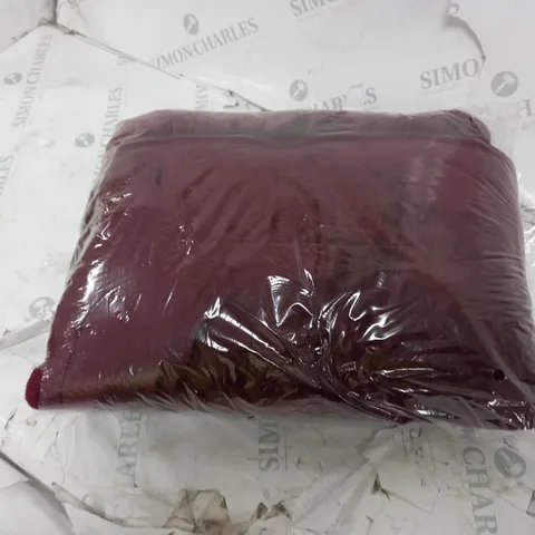 COZEE HOME VELVETSOFT HEATED THROW IN SHIRAZ WINE