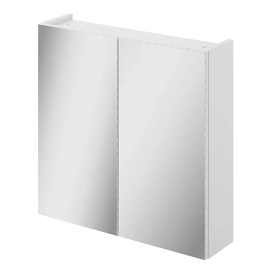 BOXED VELKA 55CM MIRRORED CABINET 