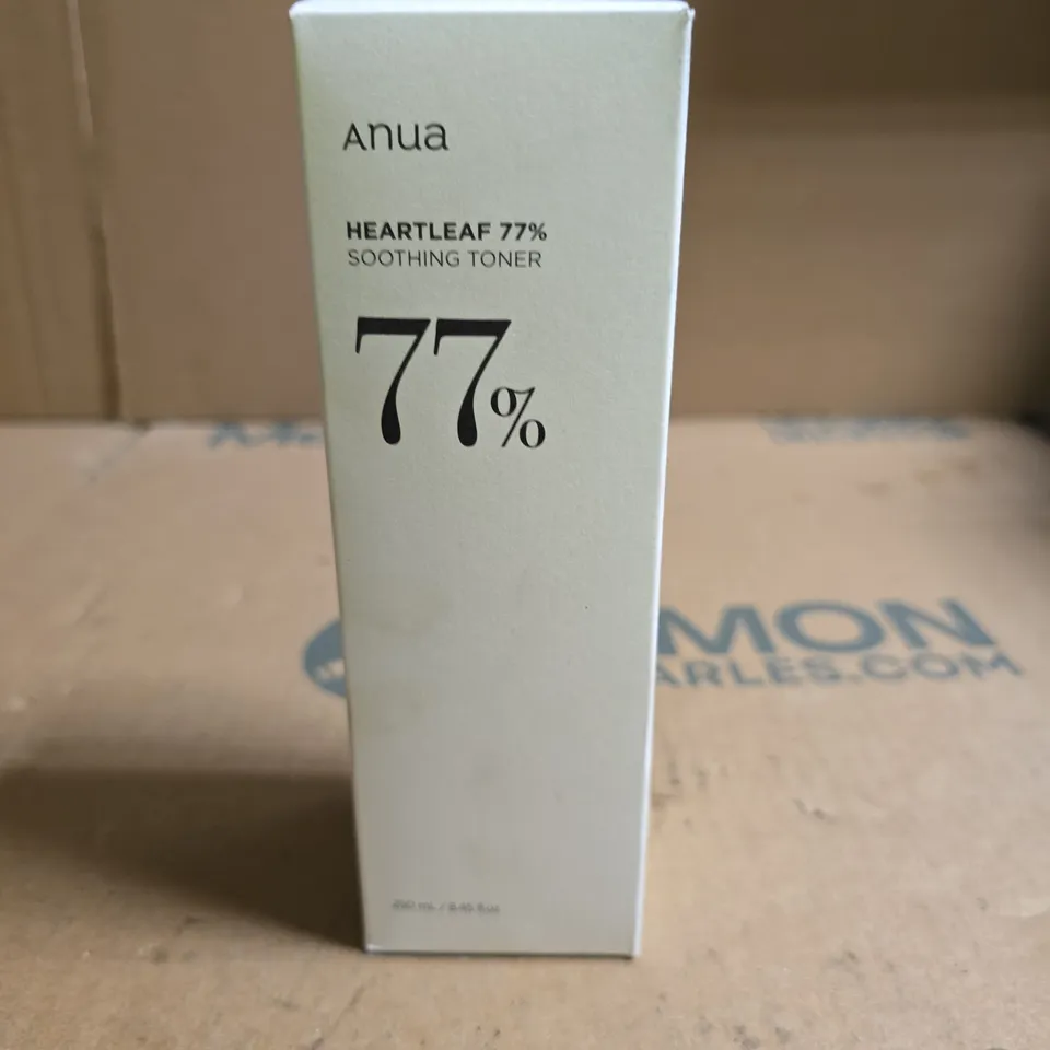 ANUA HEARTLEAF 77% SOOTHING TONER, 250 ML
