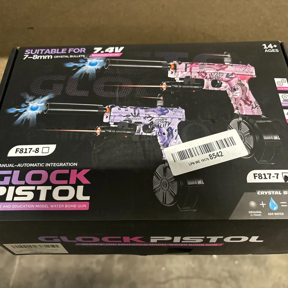 BOXED GLOCK WATER ORB TOY GUN (1 BOX)