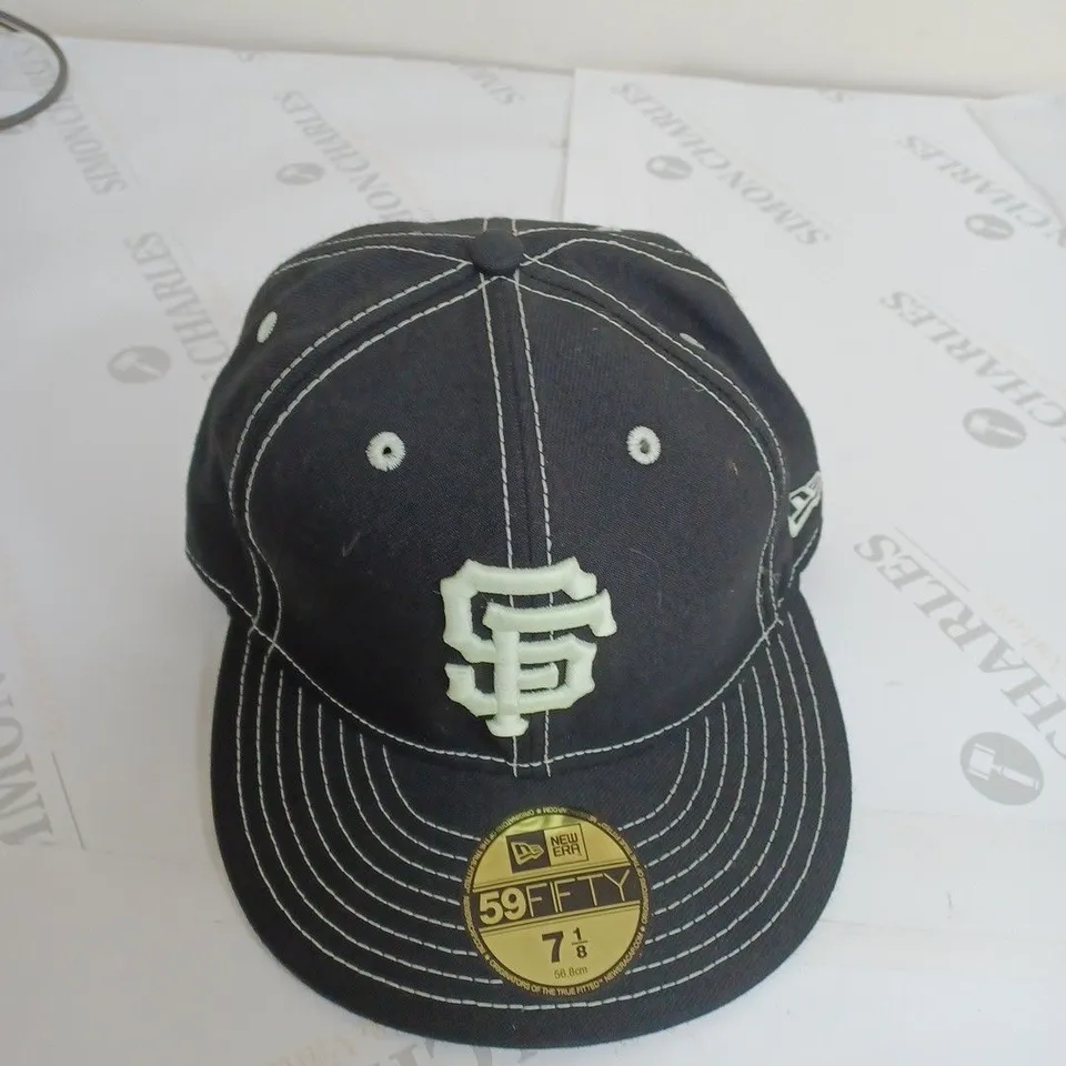 SF 59FIFTY HAT BLACK AND GREEN