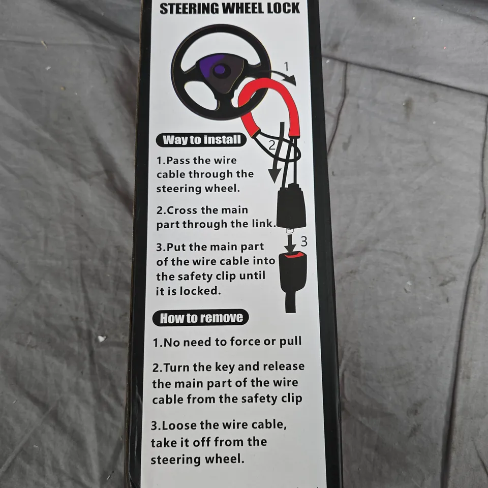 BOXED EASY INSTALL STEERING WHEEL 