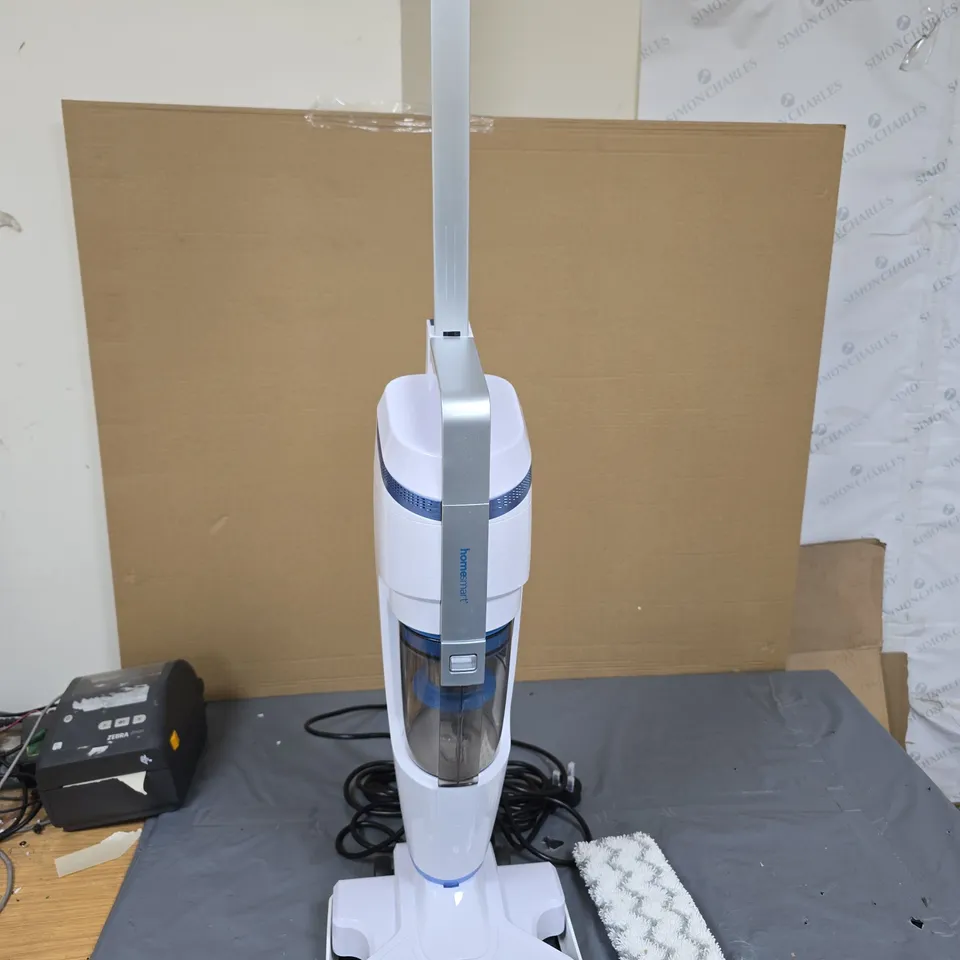 HOMESMART VACUUM CLEANER WITH WAND & FLOOR HEAD – WHITE/BLUE, CORDED
