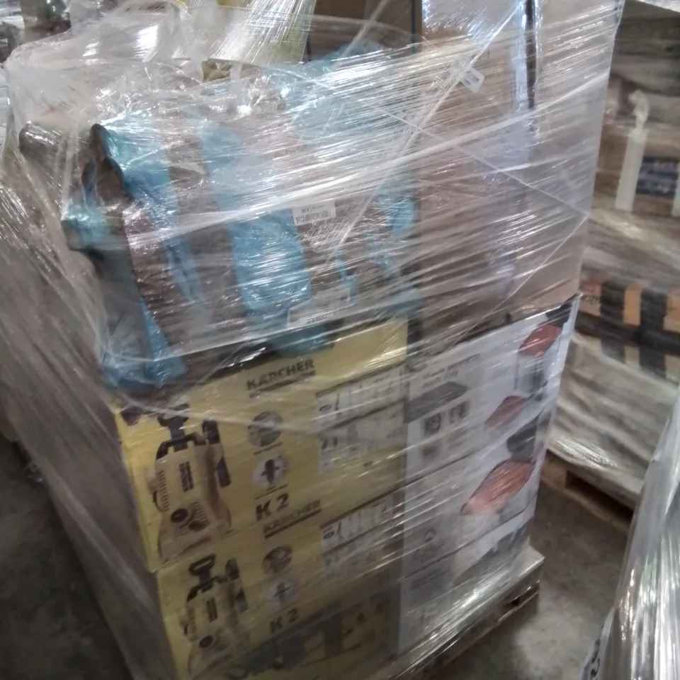 PALLET OF APPROXIMATELY 21 UNPROCESSED RAW RETURN HOUSEHOLD AND ELECTRICAL GOODS TO INCLUDE;