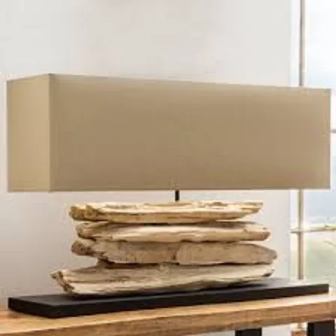 BOXED RAINA 55CM HELLBRAUN TABLE LAMP (1 BOX)