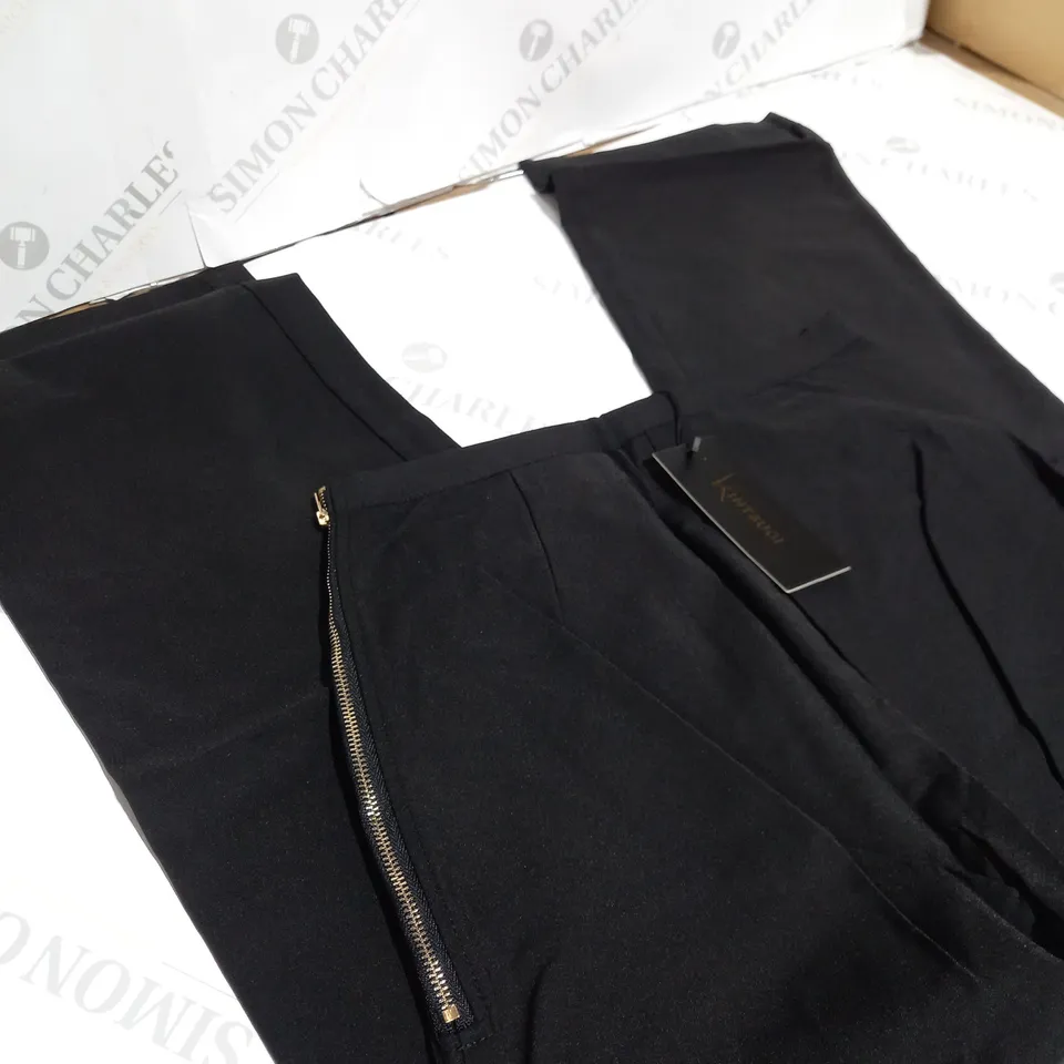 BOX OF 10 CLOTHING ITEMS INCLUDING PANTS, JOGGING BOTTOMS, JACKET ETC