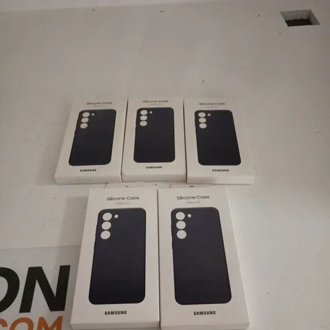 SET OF 5 SILICONE CASES FOR SAMSUNG GALAXY S23