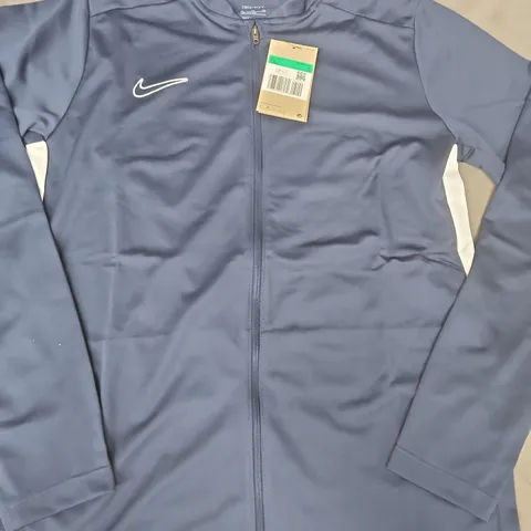 NIKE KIDS TRACK TOP IN NAVY/WHITE SIZE XL