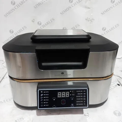 BOXED COOK'S ESSENTIALS GRILL & AIRFRYER 5.5L