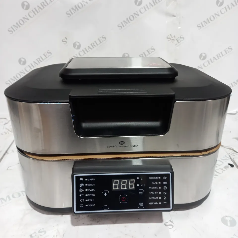 BOXED COOK'S ESSENTIALS GRILL & AIRFRYER 5.5L