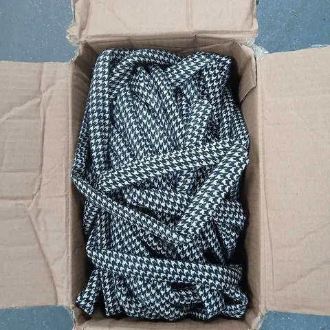 BERNINI PATTERNED HYDROHOSE WITH QUICK CONNECTORS BLACK