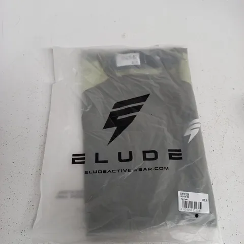 ELUDE BREATHE TEE – KHAKI/GREEN – SIZE M