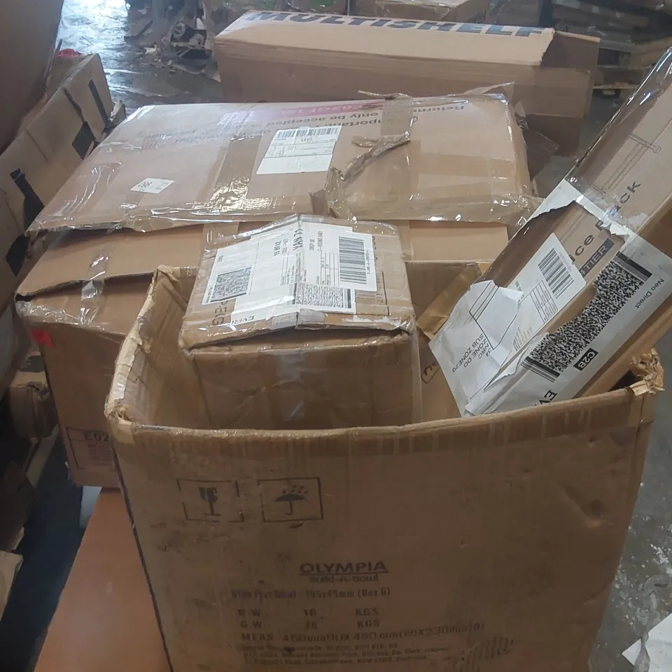PALLET CONTAINING A LARGE QUANTITY OF ASSORTED FURNITURE PARTS ECT