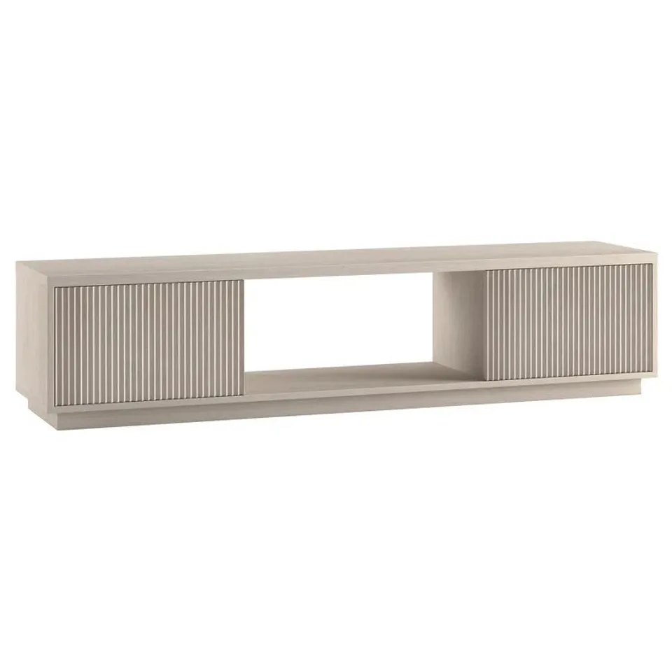 BOXED AVERHOFF RECTANGULAR TV STAND FOR TVS