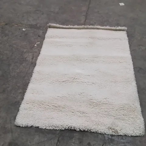 QUALITY DESIGNER AREA RUG - APPROXIMATELY 170CM X 120CM - CREAM 