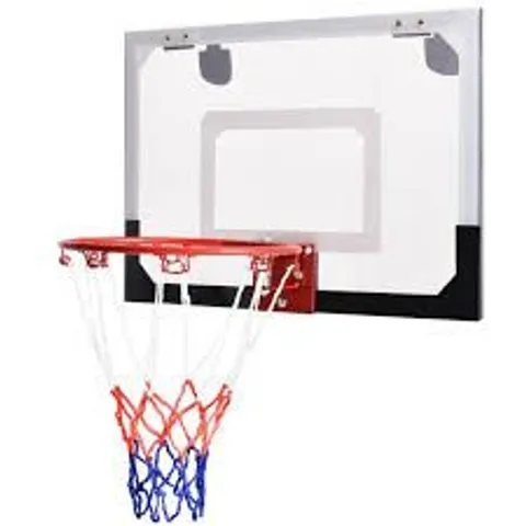 BOXED COSTWAY MINI BASKETBALL HOOP WITH SHATTERPROOF BACKBOARD FOR KID, TEEN, ADULT