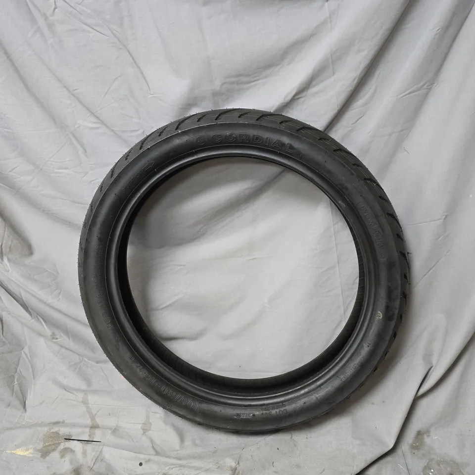 CORDIAL NYLON TREAD 3 PLIES SIDEWALL 2 PLIES 100/80-16 SPARE TYRE