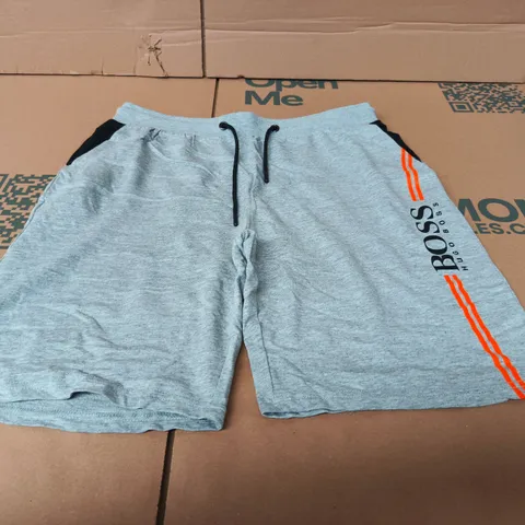 HUGO BOSS GREY DRAWSTRING SHORTS – MEN'S - SIZE UNSPECIFIED