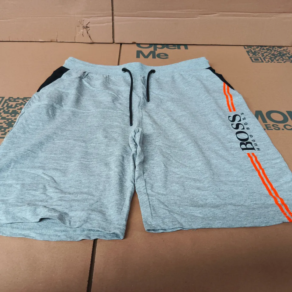 HUGO BOSS GREY DRAWSTRING SHORTS – MEN'S - SIZE UNSPECIFIED