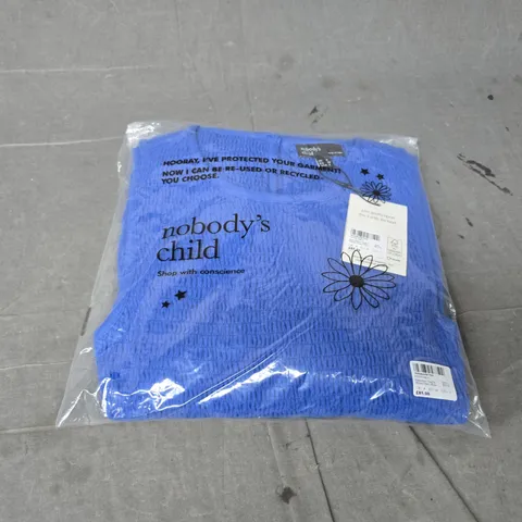BAGGED NOBODYS CHILD SLEEVELESS CHARLIE MIDAXI DRESS - SIZE 8