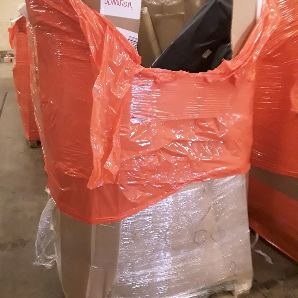 PALLET OF ASSORTED PRODUCTS INCLUDING AIR COOLER, HANDIFR DRYWALL SANDER, 7 SEAT L SHAPE SOFA COVER, ROTARY DEHUMIDIFIER, SELECTMIRRORS, OLARHIKE DOUBLE HIGH AIR MATTRESS  