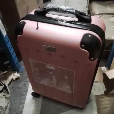 LUGG TRAVEL SUITCASE ROSE GOLD