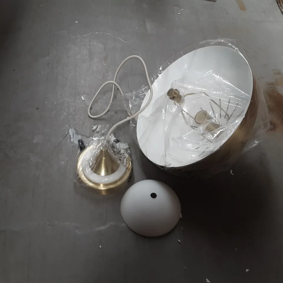 DEBENHAMS CEILING LAMP (GOLD)