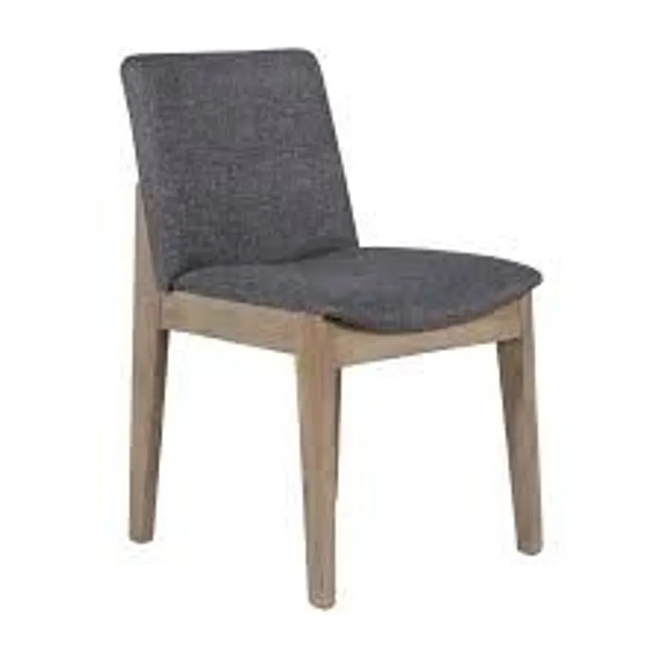 BOXED FALUN DINING CHAIR IN DARK GREY (1 BOX)