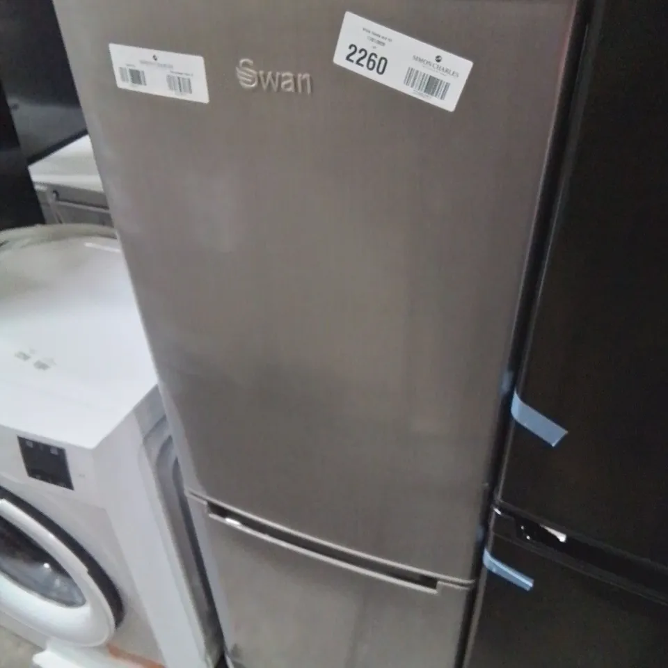 SWAN 50/50 FRIDGE FREEZER IN GRAPHITE 