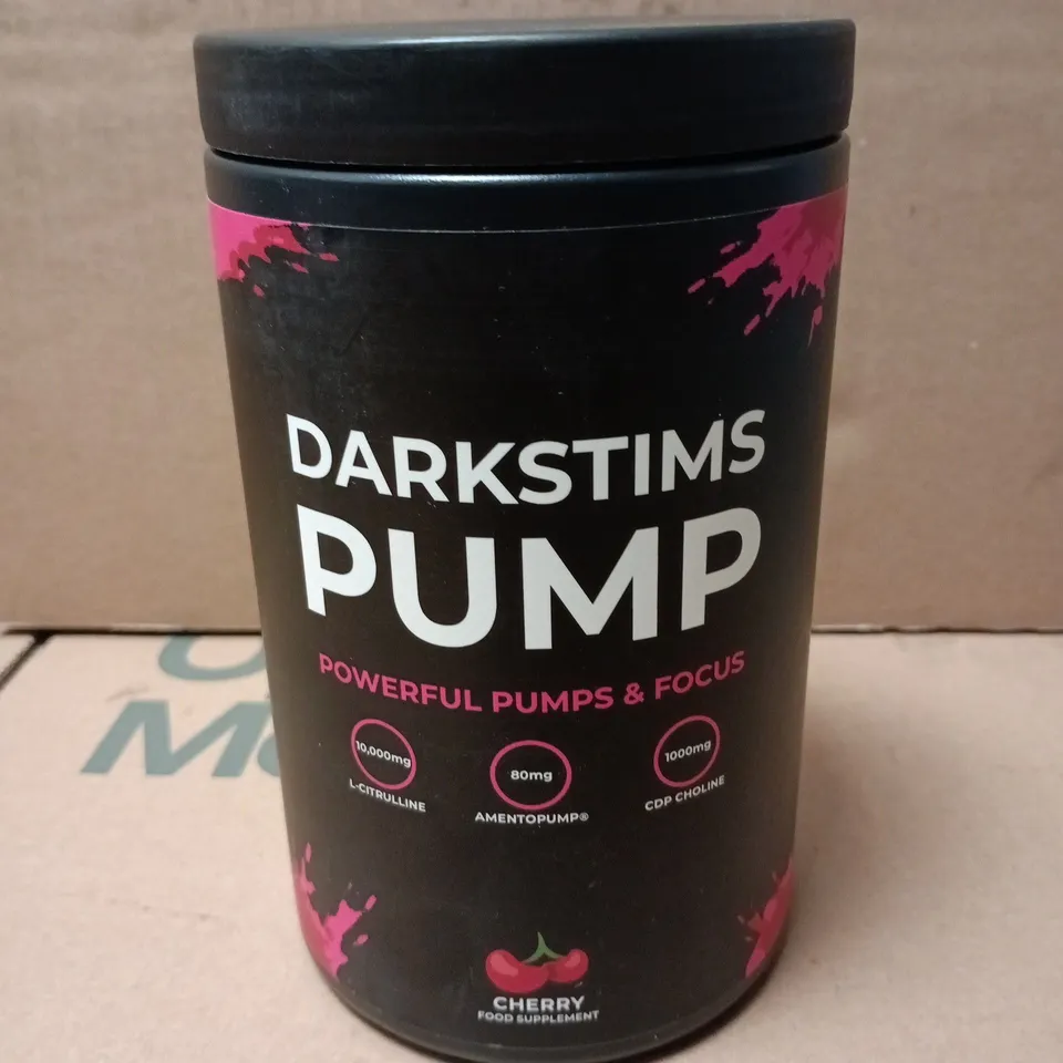 DARKSTIM'S PUMP – CHERRY FLAVOURED SPORTS SUPPLEMENT