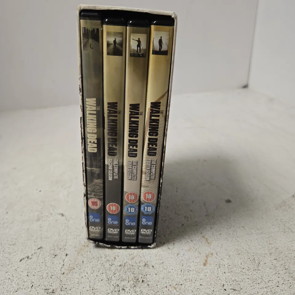 THE WALKING DEAD: THE COMPLETE SEASON 1-4 DVD BOX SET - NOT COMPLETE SET 