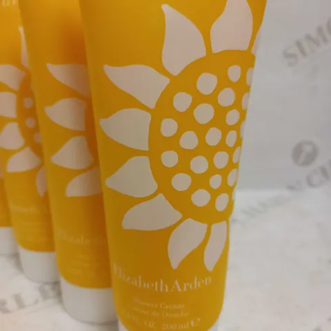 ELIZABETH ARDEN SUNFLOWERS SHOWER CREAM 222ml x4