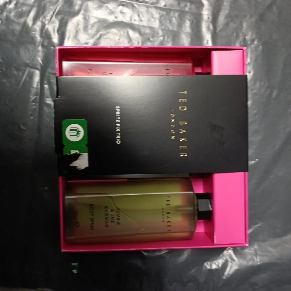 TED BAKER LONDON FRAGRANCE GIFT SET – PINK BOX