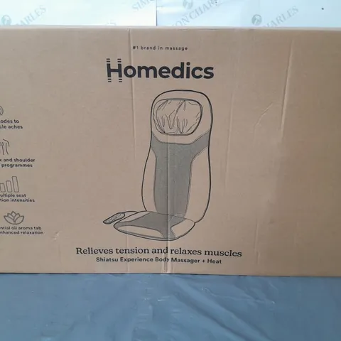 BOXED HOMEDICS SHIATSU EXPERIENCE BODY MASSAGER WITH HEAT