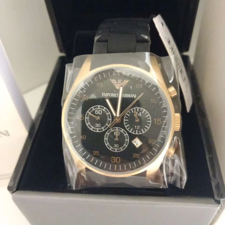 BOXED EMPORIO ARMANI AR5905 WRIST WATCH