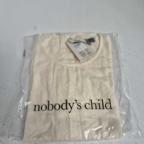 NOBODY'S CHILD STIRLING TANK TOP – CREAM, UK 10