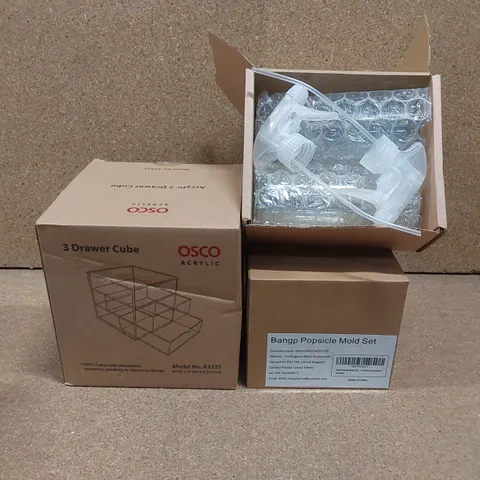 APPROXIMATELY 3 ASSORTED BRAND NEW BOXED PRODUCTS TO INCLUDE;