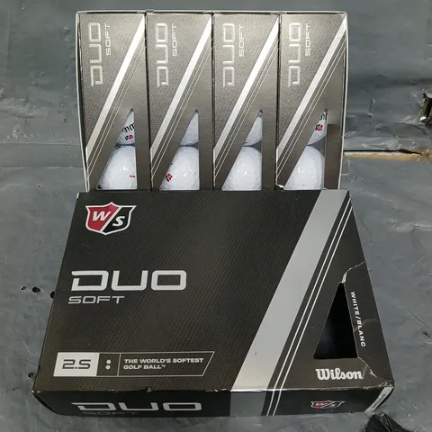 BOXED WILSON DUO SOFT 2.5 SET OF 12 GOLF BALLS