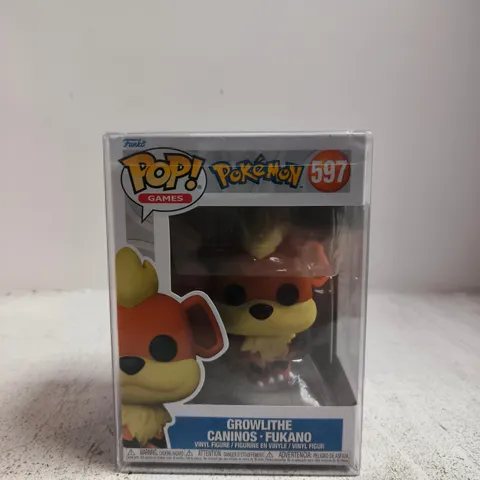 FUNKO POP! GAMES - POKEMON - GROWLITHE VINYL FIGURE - 597
