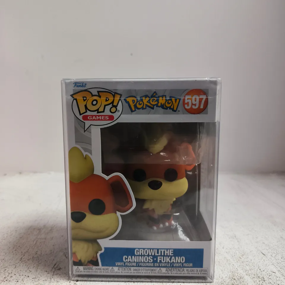 FUNKO POP! GAMES - POKEMON - GROWLITHE VINYL FIGURE - 597