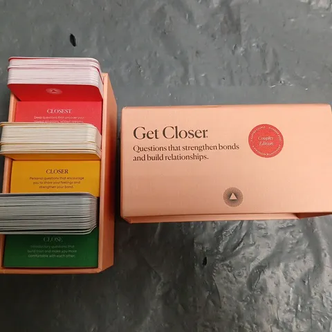 GET CLOSER COUPLES EDITION CARD GAME
