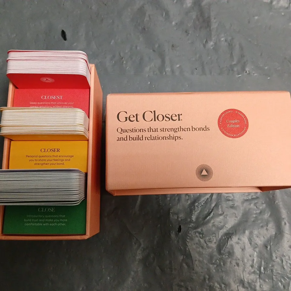 GET CLOSER COUPLES EDITION CARD GAME