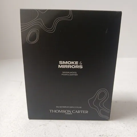 THOMSON CARTER LONDON SMOKE & MIRRORS EAU DE PARFUM 50ML β SANDALWOOD, MUSK & LEATHER