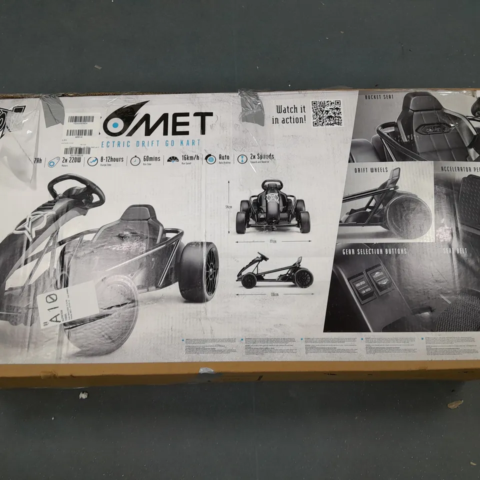 BOXED COMET ELECTRIC GO-KART - COLLECTION ONLY 